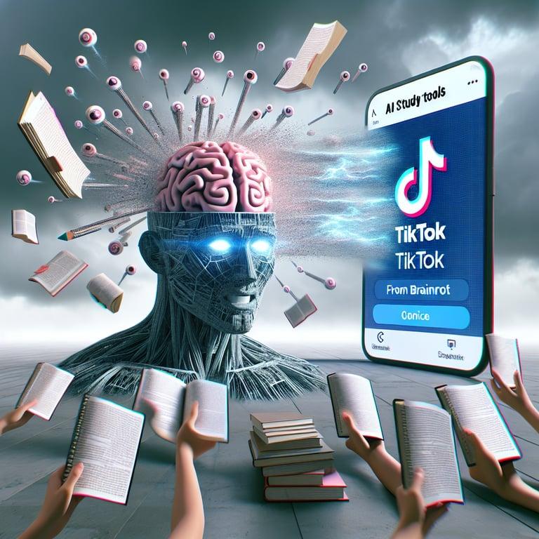 Banner for AI Study Tools' Storm TikTok: From 'PDF to Brainrot'!