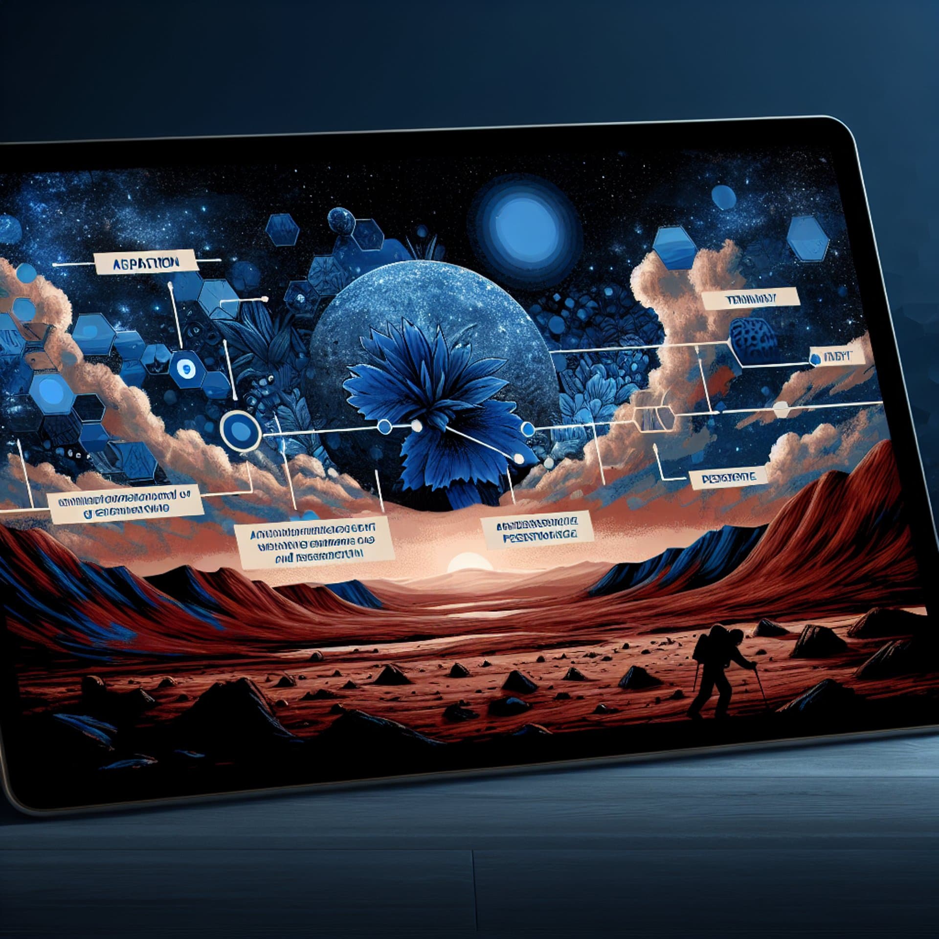 Perseverance Stuns Again with Doctored Blue-Sky Panorama of Mars