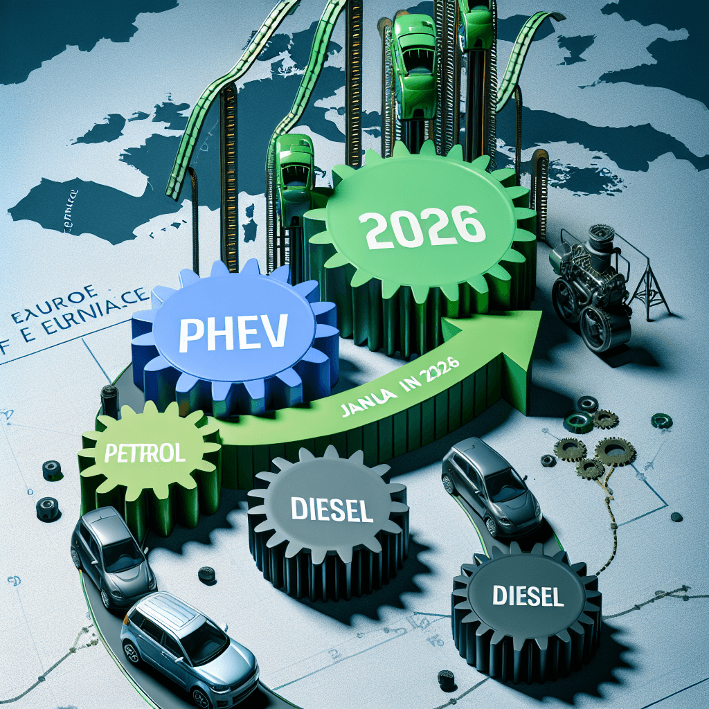 European New-Car Sales Shift Gears: January 2026 Sees PHEVs Surge as Petrol and Diesel Decline
