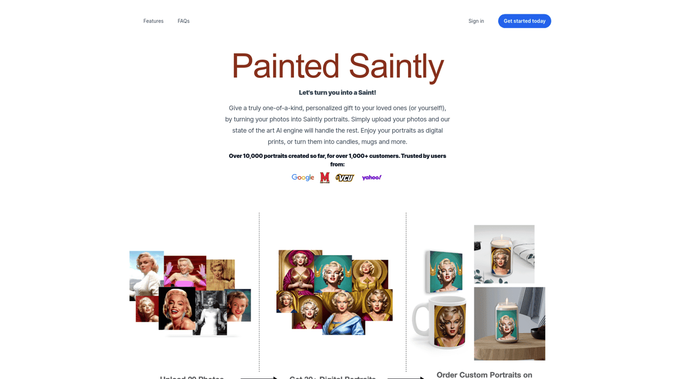 Painted Saintly screenshot
