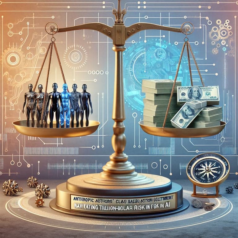 Anthropic Authors' Class Action Settlement: Navigating Trillion-Dollar Risks in AI