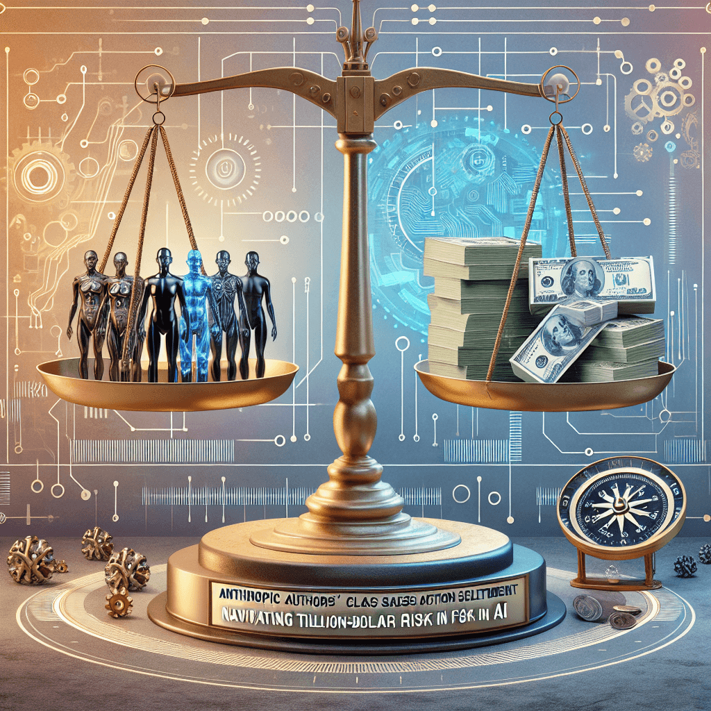 Anthropic Authors' Class Action Settlement: Navigating Trillion-Dollar Risks in AI
