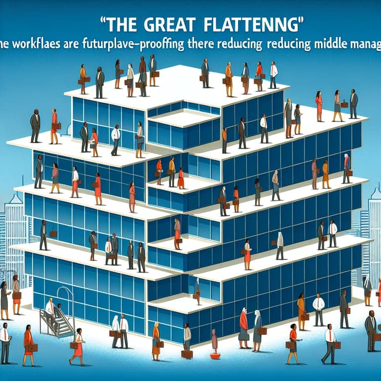Unpacking 'The Great Flattening': How Workplaces Are Future-Proofing by Cutting Middle Management