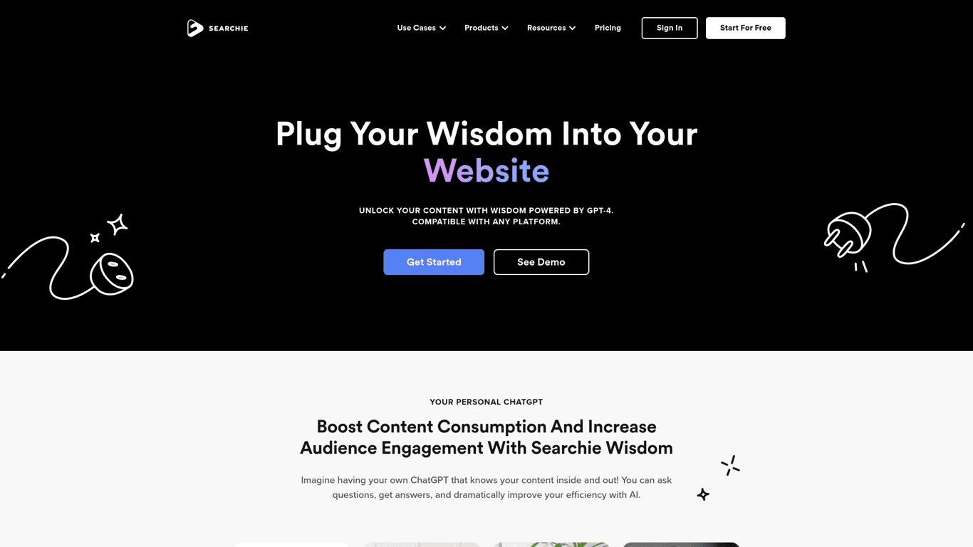 WisdomAI screenshot