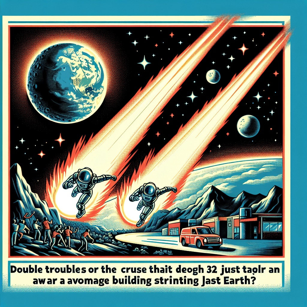 Double Trouble or Just Plain Fun? Asteroids 32 Times the Height of George Washington Zip Past Earth!