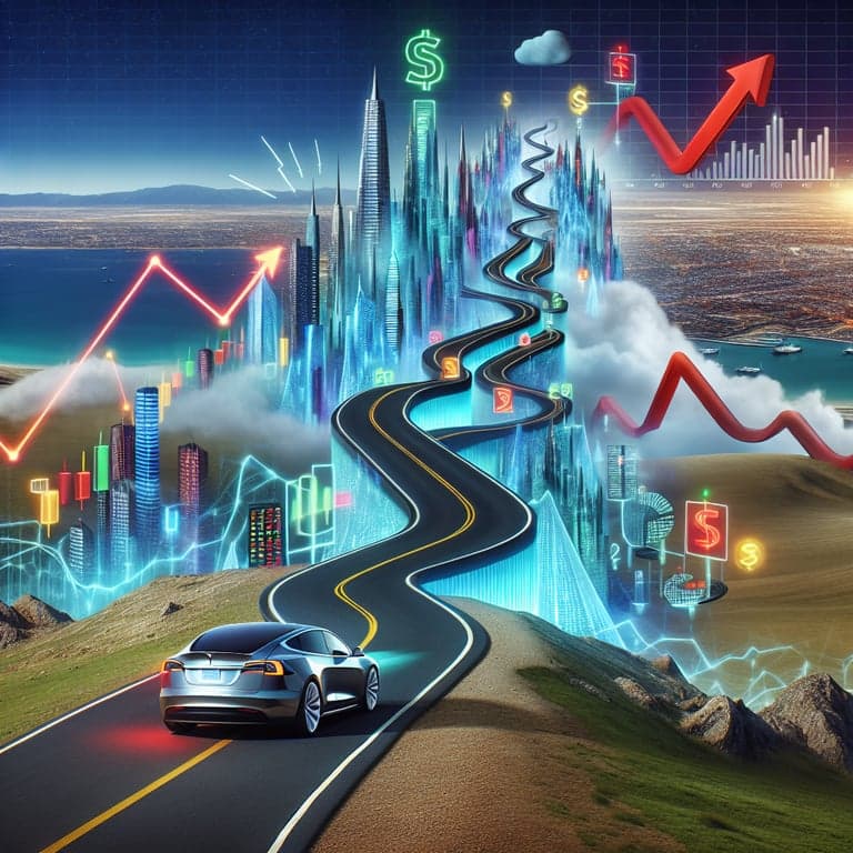 Tesla's Tumultuous Path: Stock Risks and the Road to AI-Powered Future