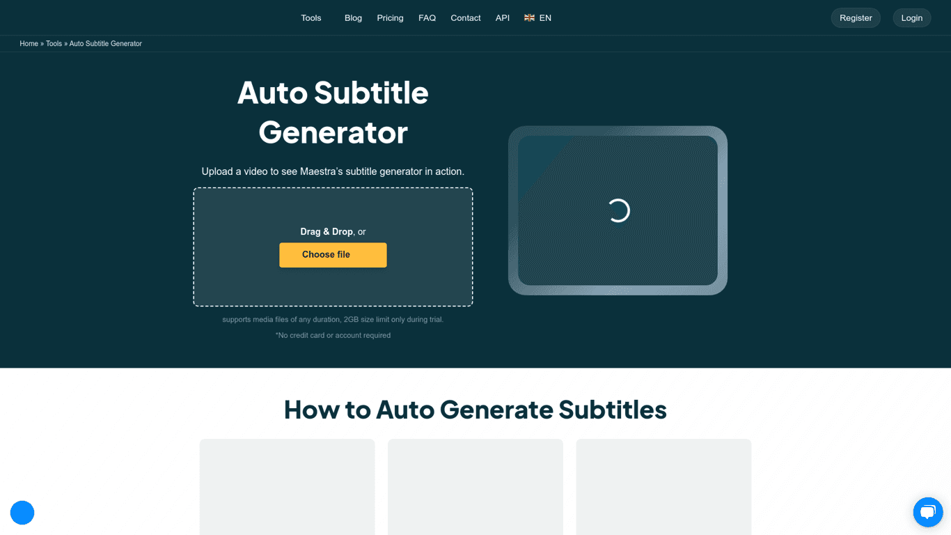 AI Subtitle Generator - Maestra screenshot