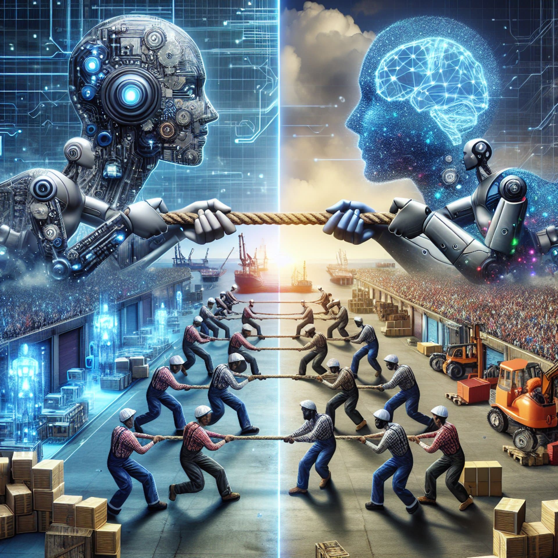 Tech vs. Touch: The Tug-of-War in Trade and Logistics