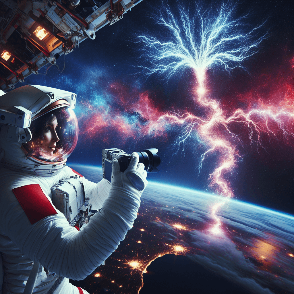 Astronaut Nichole 'Vapor' Ayers Captures Epic Sprite from Space!
