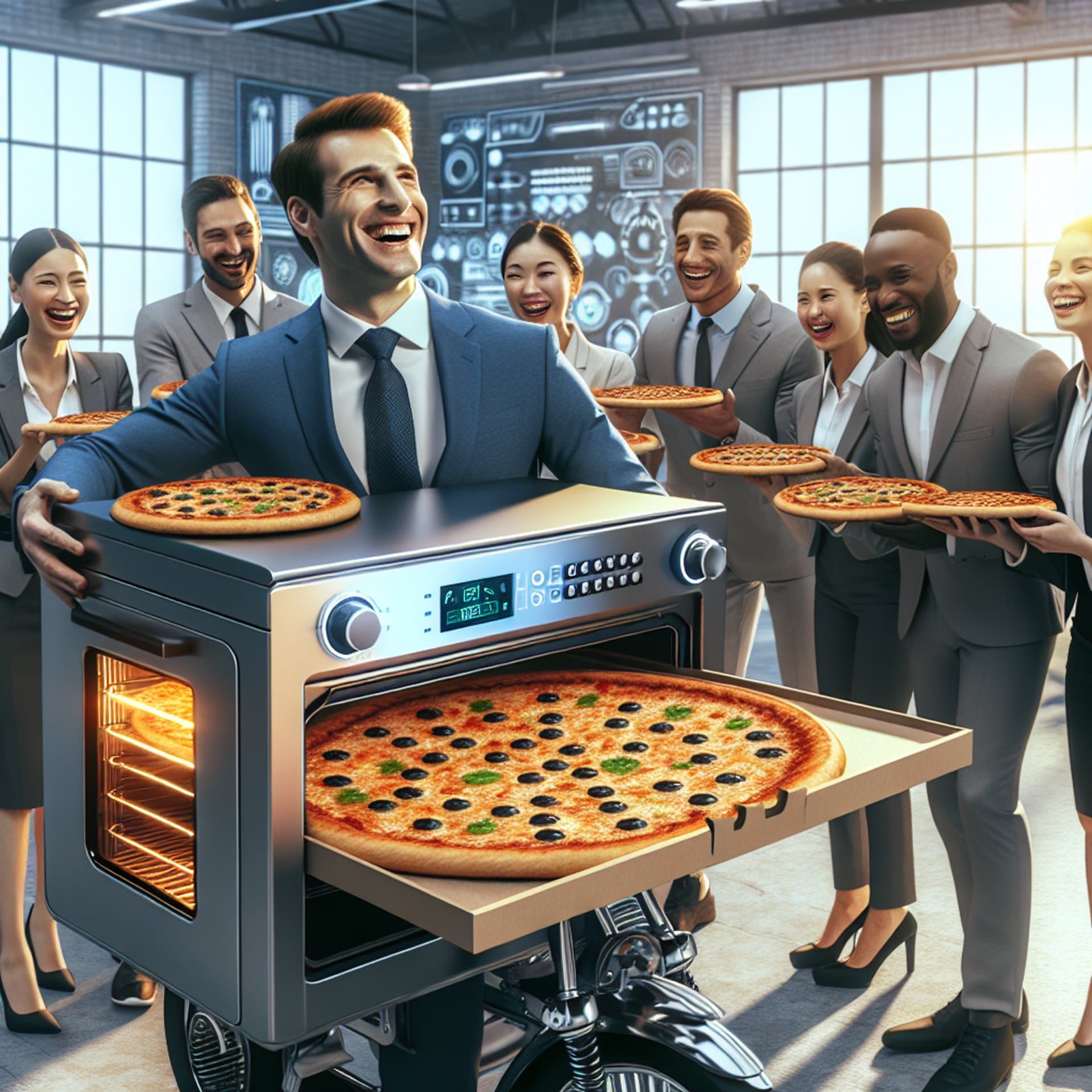 Elon Musk Keeps His Promise with a Pizza Oven at xAI Office: Employees Feast on Fresh Pizza!