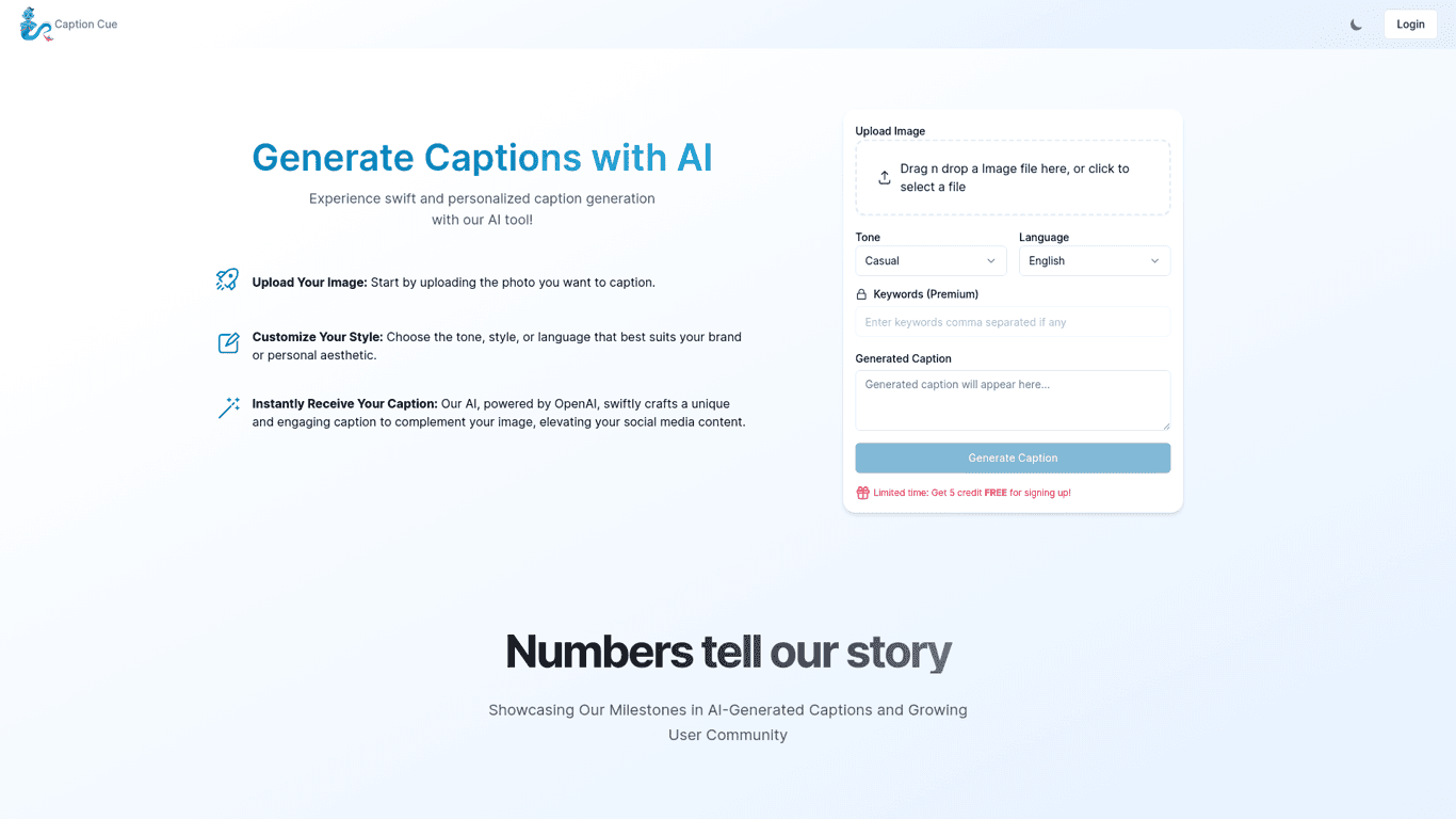 Captioncue screenshot