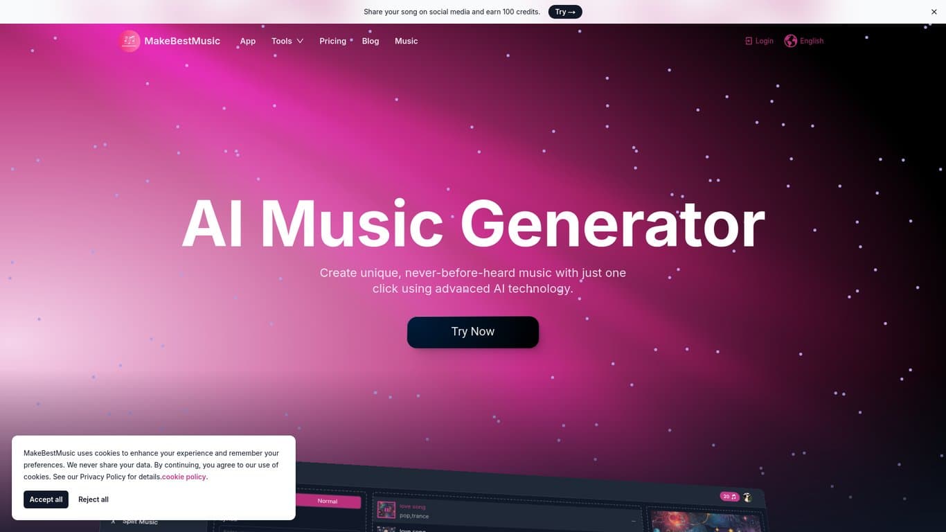 MakeBestMusic screenshot