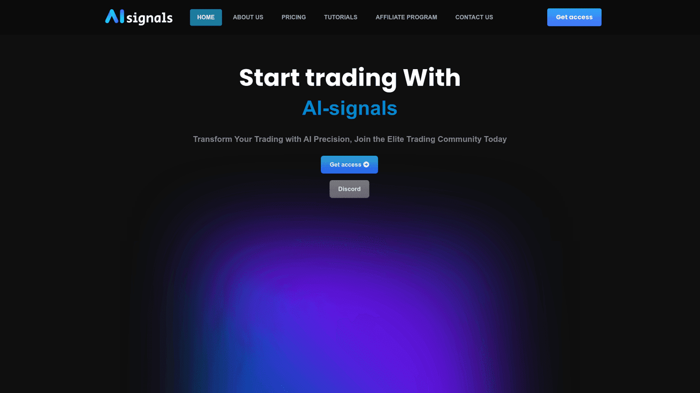 AI signals screenshot