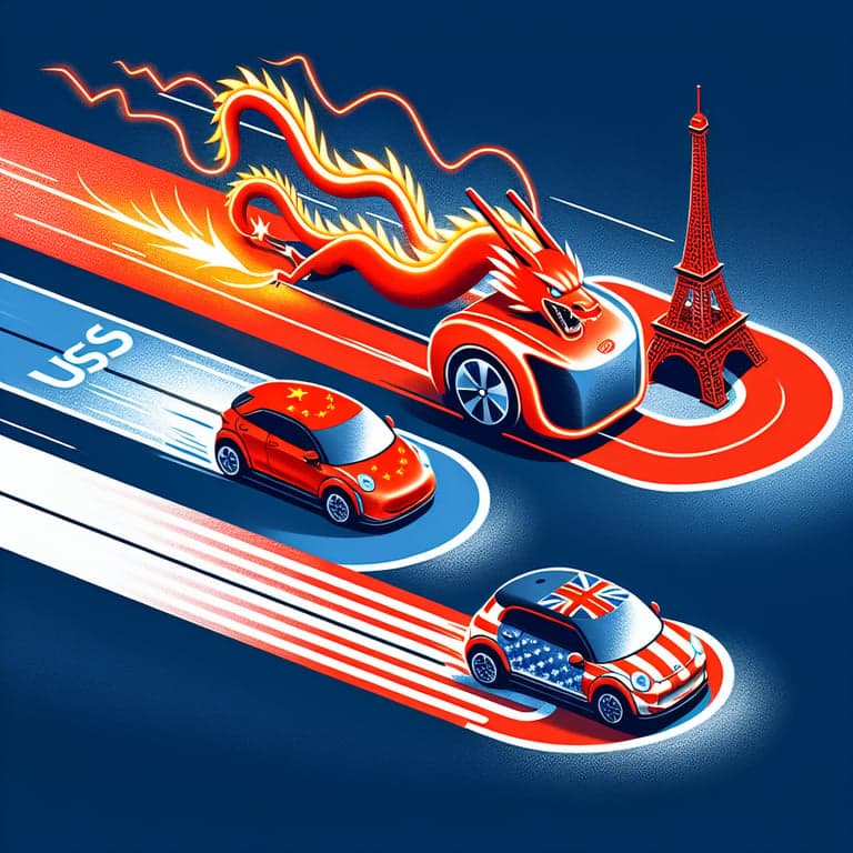 China's EV Market Zooms Ahead of US and Europe