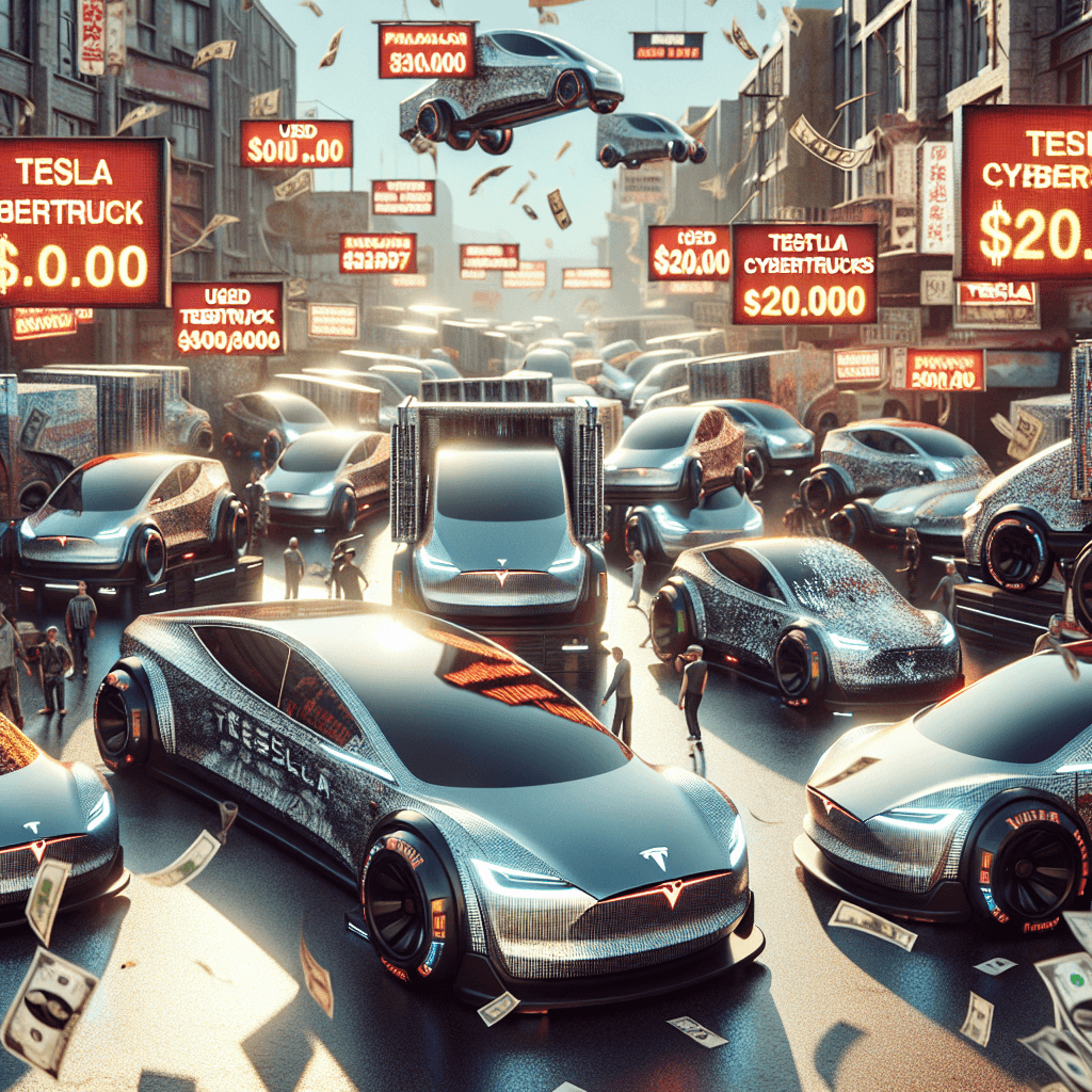 Used Tesla Cybertrucks Flood the Market: Prices in Freefall!