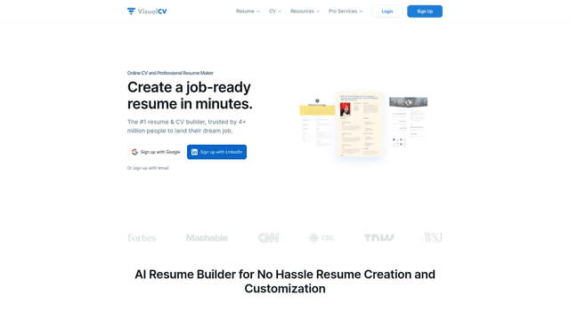 Thumbnail image for VisualCV