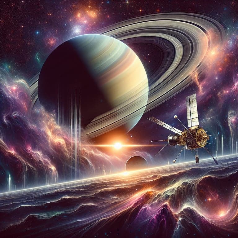 Journey to Titan: Cassini's Mesmerizing Mosaic Unveils Saturn's Misty Moon