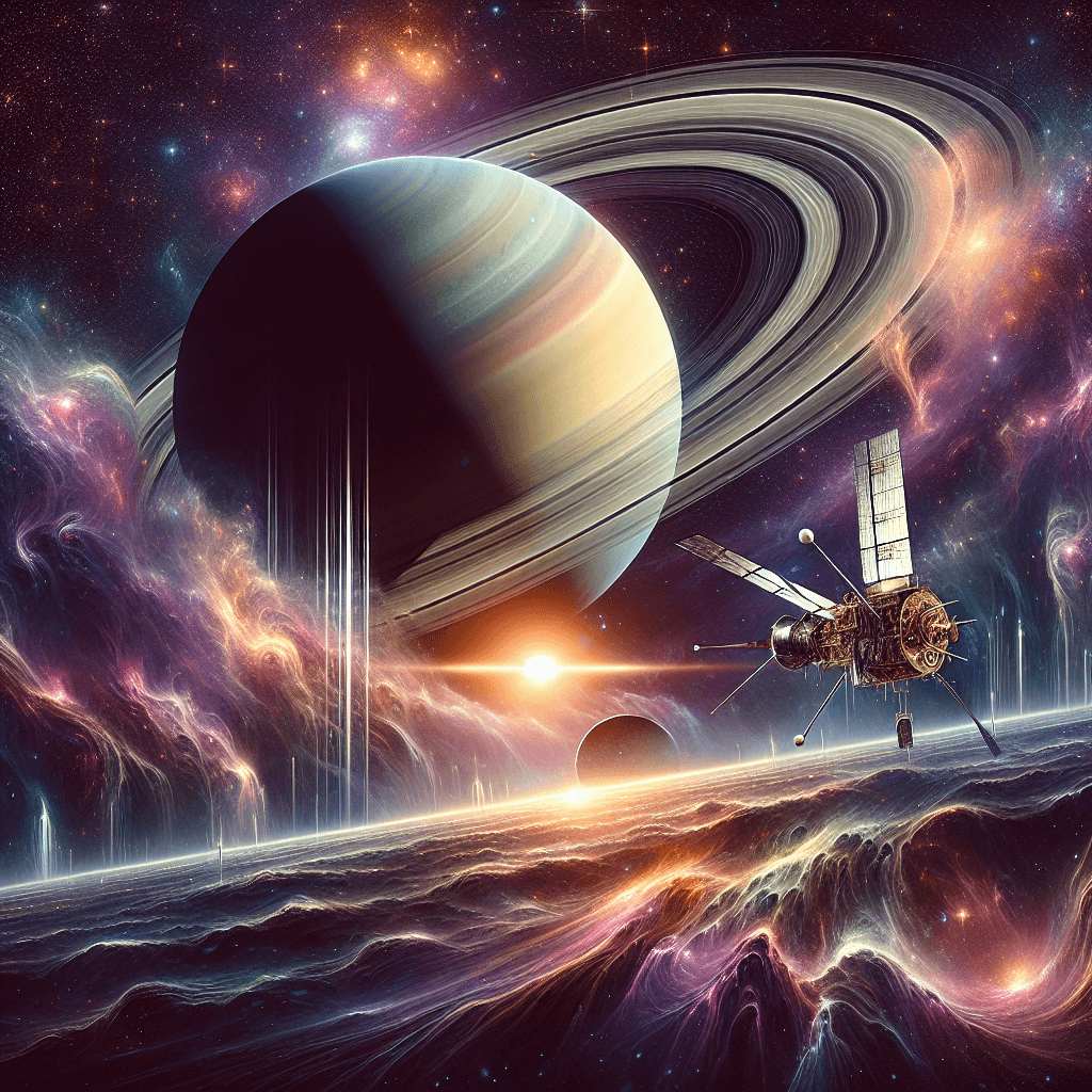 Journey to Titan: Cassini's Mesmerizing Mosaic Unveils Saturn's Misty Moon