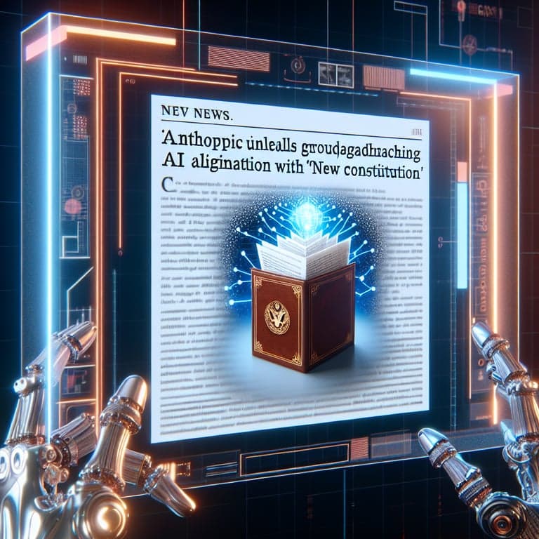 Anthropic Launches Revolutionary AI Alignment with Claude's New "Constitution"