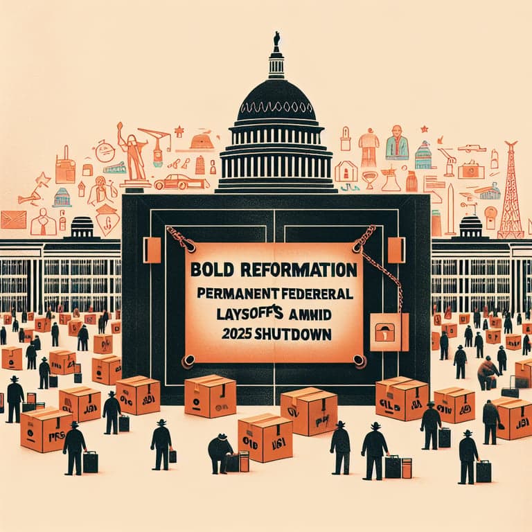 Trump Administration's Bold Reformation: Permanent Federal Layoffs Amid 2025 Shutdown