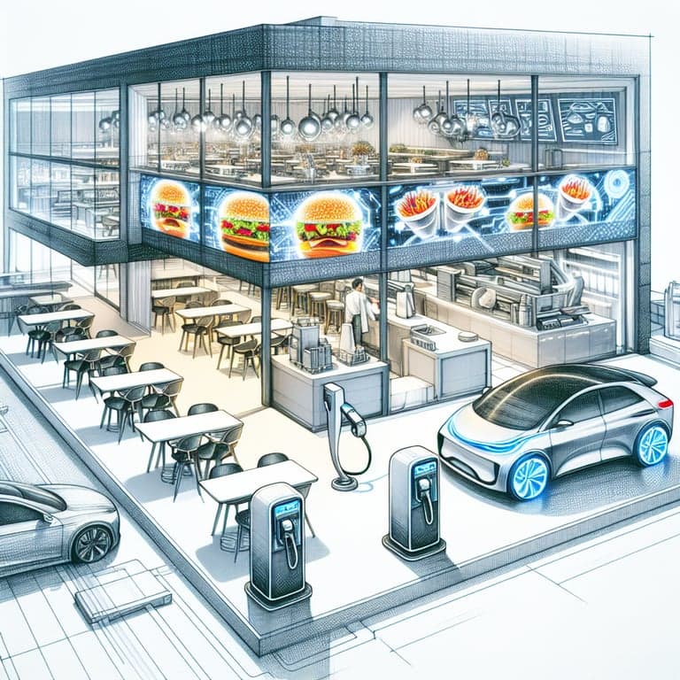 Tesla Diner: A High-Tech Twist on Fast-Food with Elon Musk's Signature Style