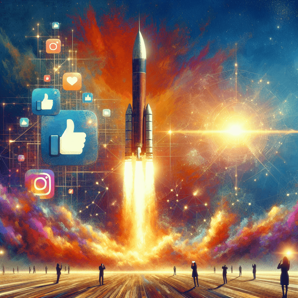 Elon Musk Rockets Into Instagram: Celebrating Falcon Heavy's Majestic Lift-Off