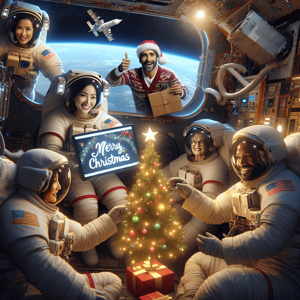 NASA's Astronauts Beam Heartwarming Christmas Message from Space