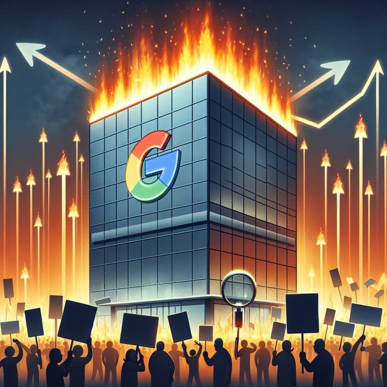 Google Under Fire: Employees Protest Workforce Practices Despite Profits Soaring!