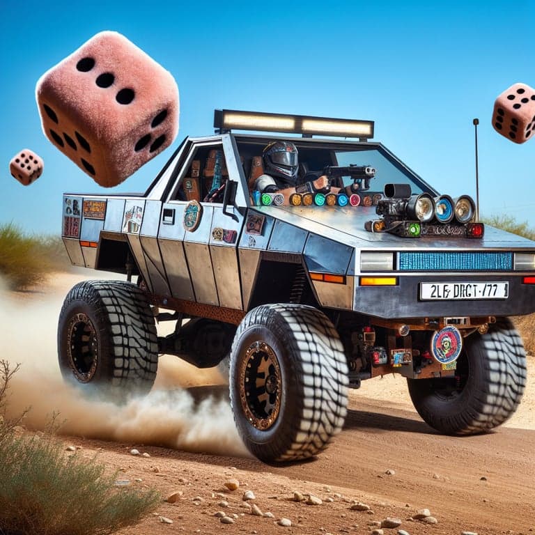 Homemade Tesla Cybertruck: A Mix of Ingenuity, Humor, and Off-Road Glory!