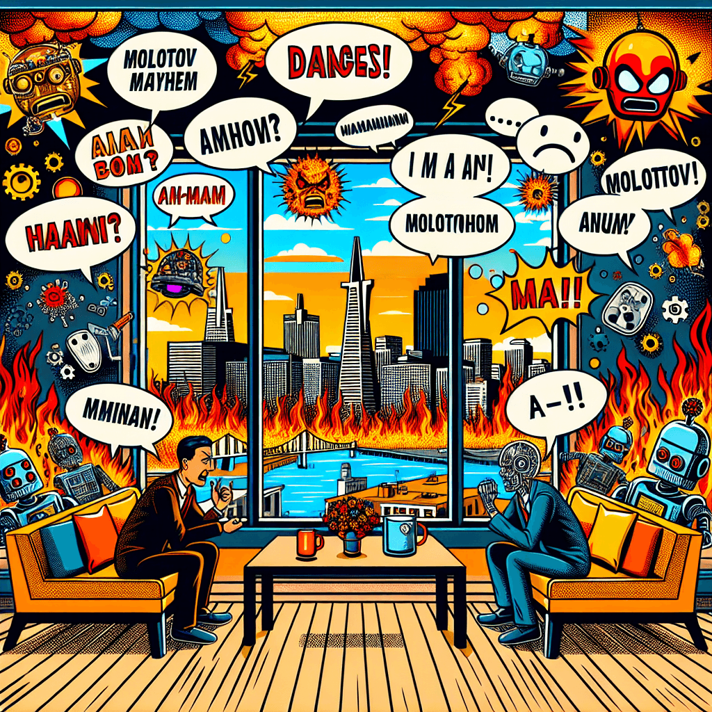 Molotov Mayhem at Sam Altman's San Francisco Abode: A Fiery Debate on AI Dangers