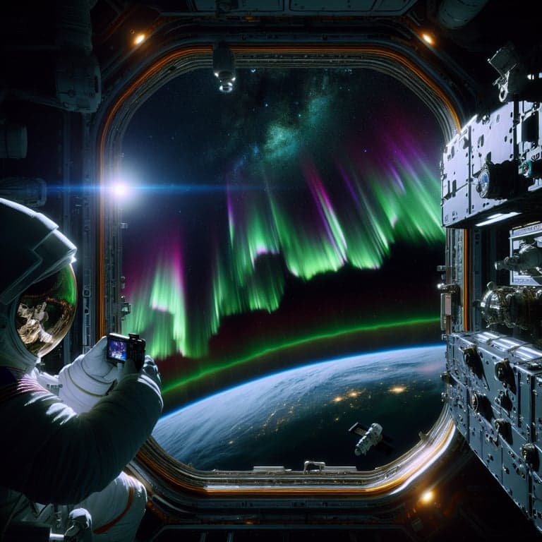 NASA Astronaut Captures Surprise Aurora Borealis From Space Station