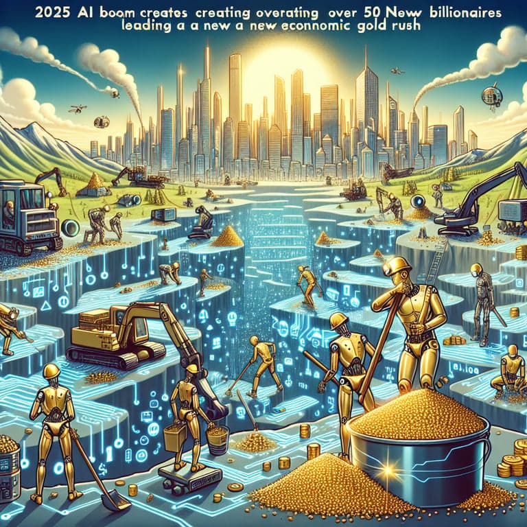 2025 AI Boom Creates Over 50 New Billionaires: A New Economic Gold Rush