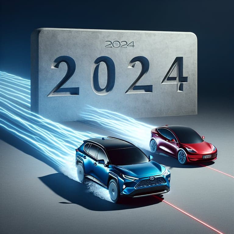 Toyota RAV4 Cruises Past Tesla Model Y: 2024's Best-Selling Car Shockwave!