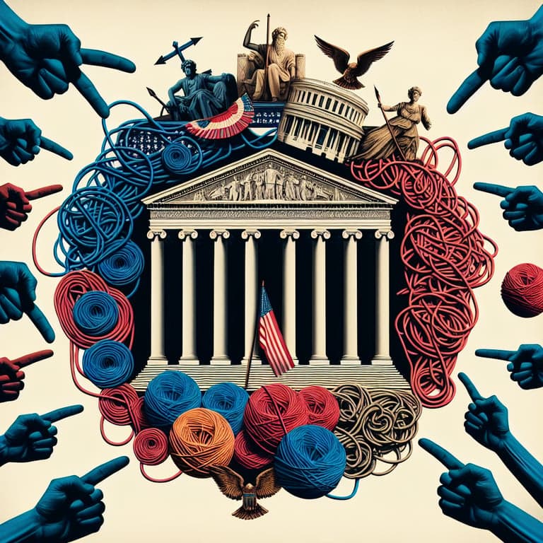 White House Points Fingers at Dems Over Shutdown but Traces Tale to Trump