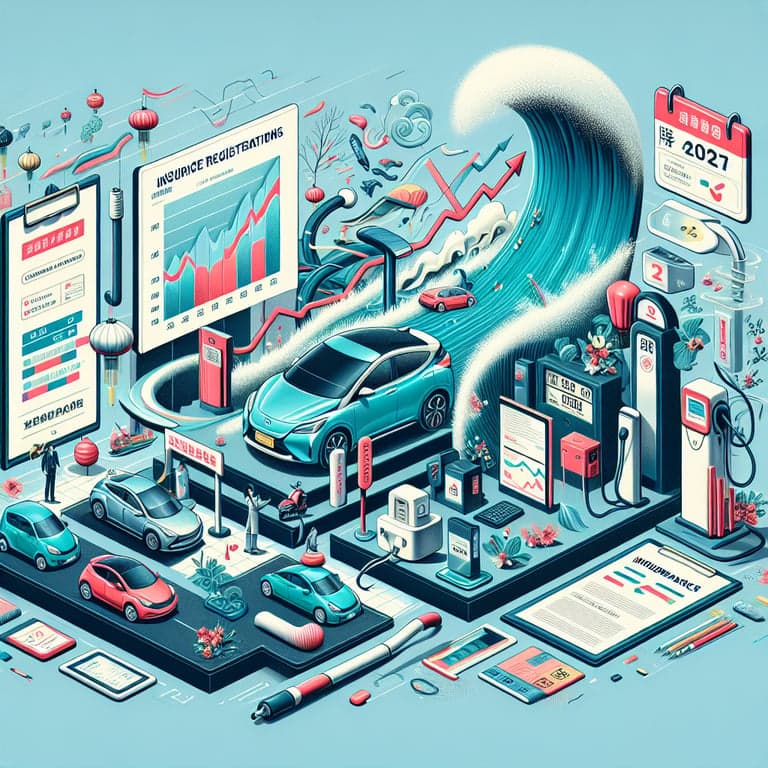 China's EV Market Shows Strength Despite New Year Slowdown: A Surge in Insurance Registrations