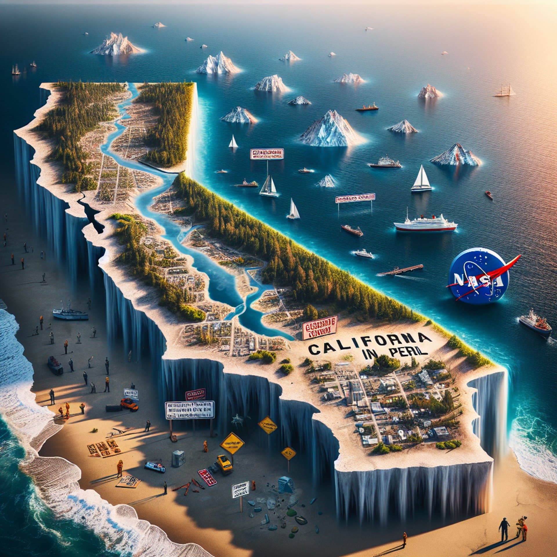 NASA Unveils Sinking Cities Crisis: California Coastlines in Peril!