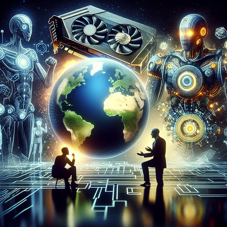 Nvidia's CEO Jensen Huang Challenges Elon Musk: AI and Robots to Keep Us Busy, Not Idle