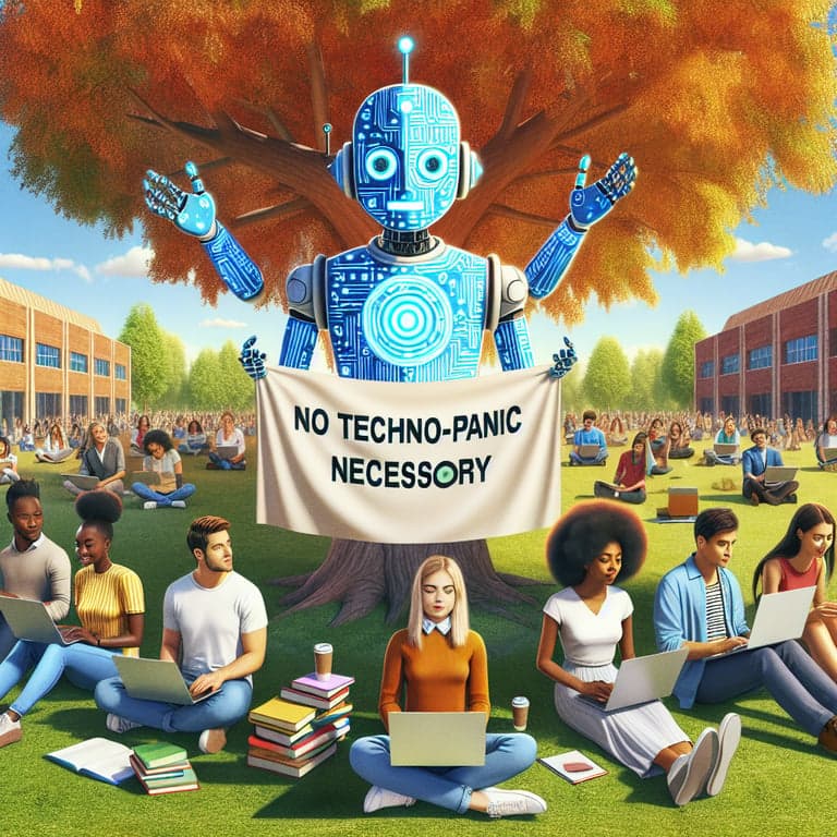 College Students and AI Anxiety: Why Techno-Panic Isn't Necessary