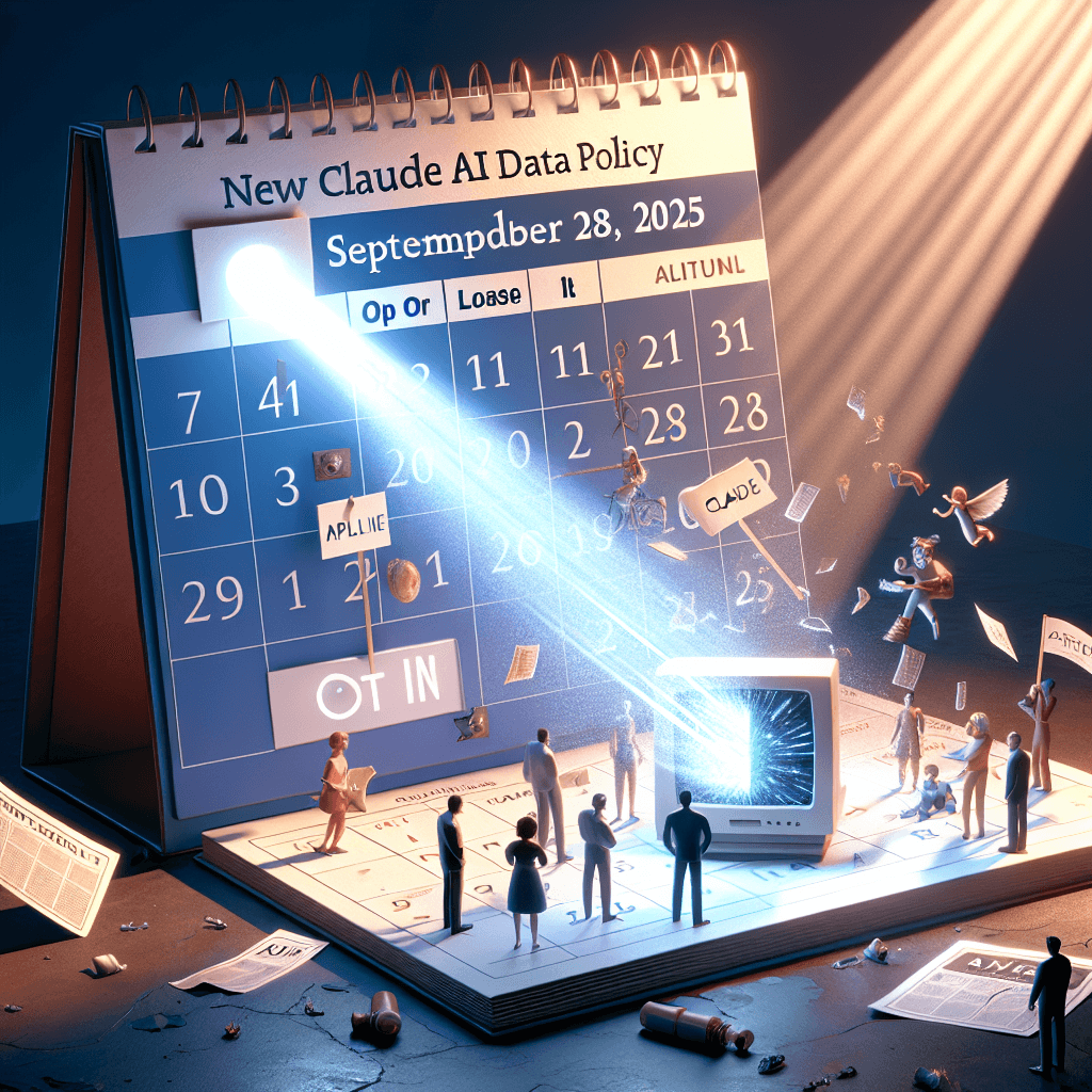 Anthropic's New Claude AI Data Policy: Opt In or Lose Access by September 28, 2025!