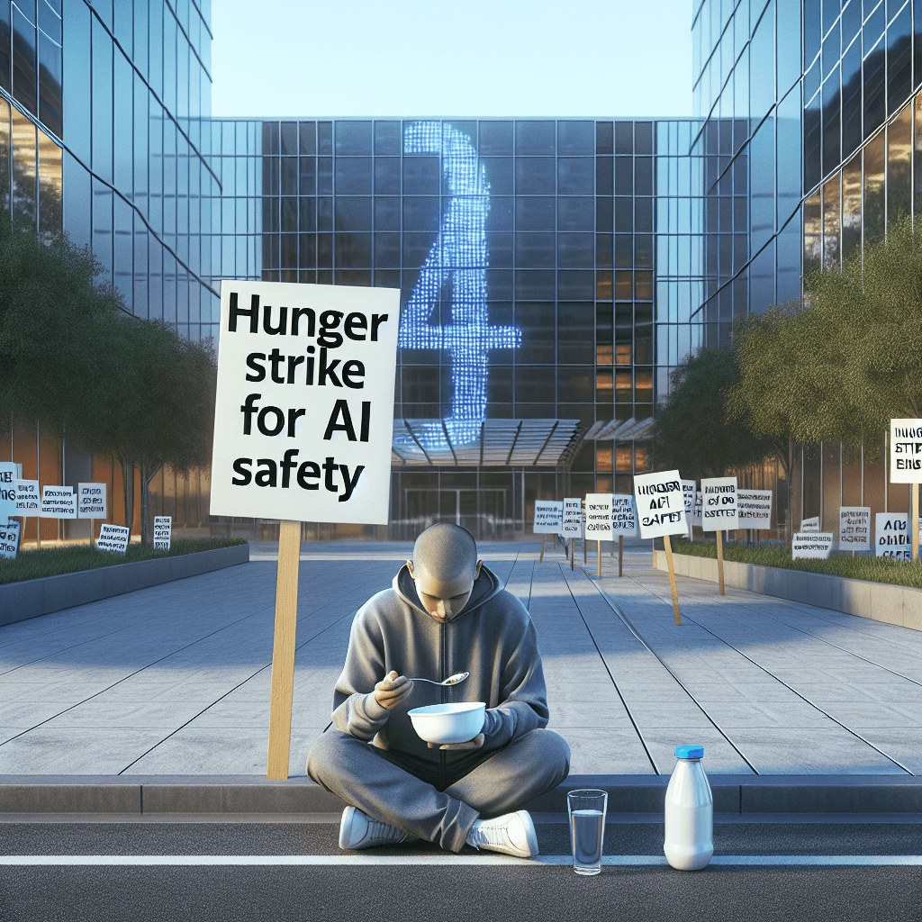 Protesting for AI Safety: Guido Reichstadter's Hunger Strike Ends at Anthropic HQ