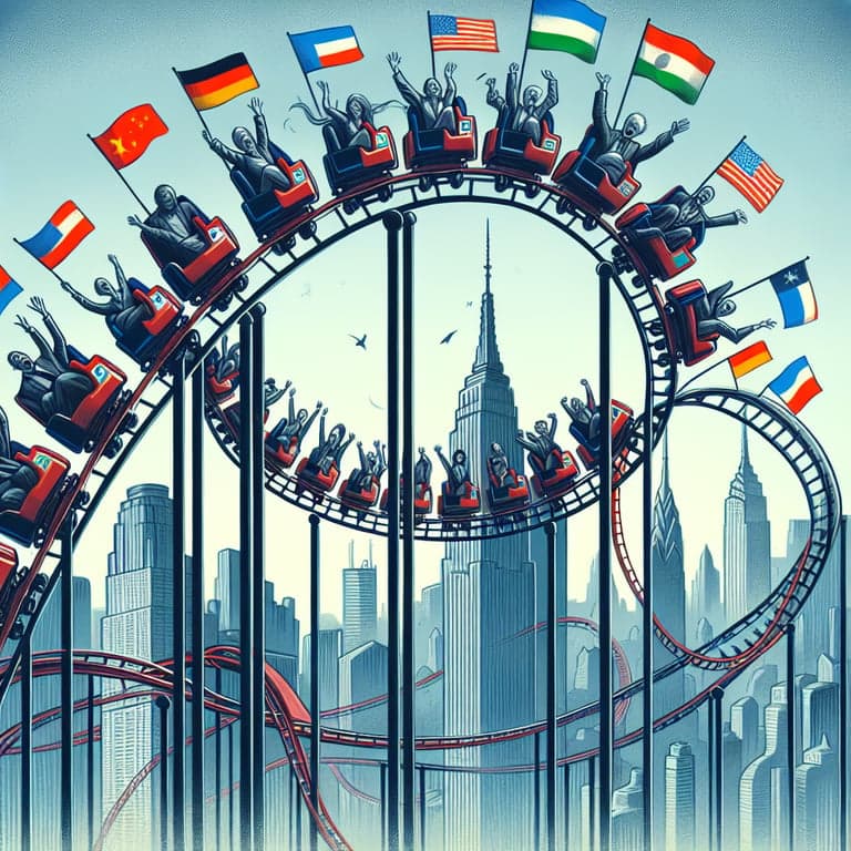 Market Madness: Global Financial Rollercoaster Continues as U.S. Economy Teeters