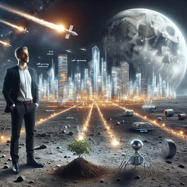 Elon Musk Sets His Sights on the Moon: Plans for a Self-Growing Lunar City Revealed!
