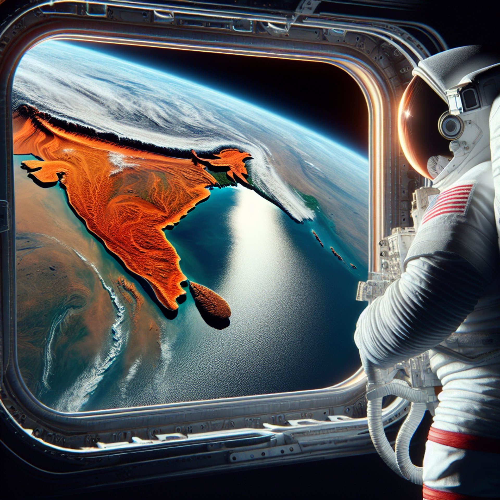 NASA Astronaut's Near-Infrared Image from Space Reveals the Majestic Ganga River Delta