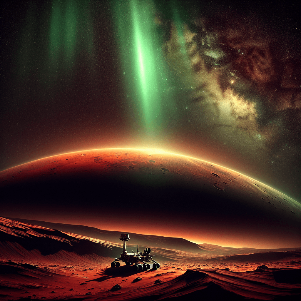 NASA's Perseverance Rover Sees First Human-Eye Visible Aurora on Mars: A Green Glow of Discovery!