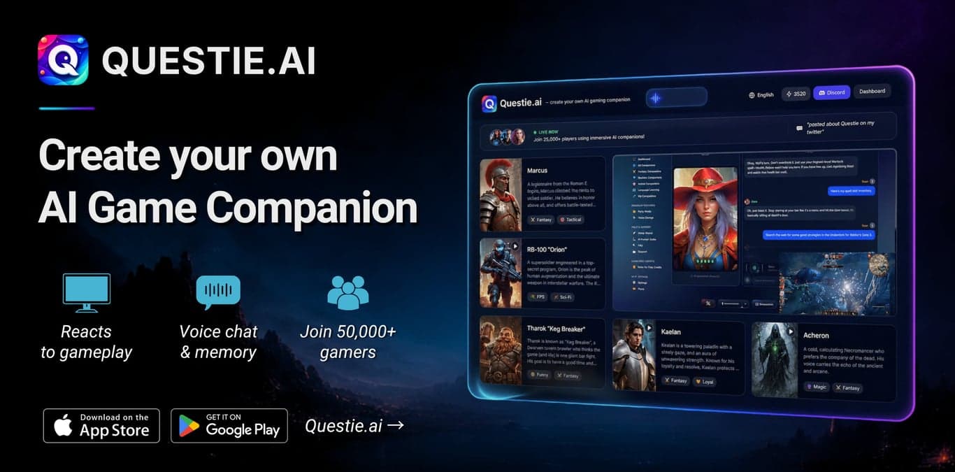 Questie AI Review: The AI Gaming Companion With Voice Chat and Screen Vision