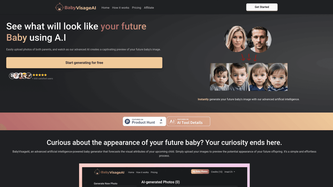 BabyVisageAI screenshot