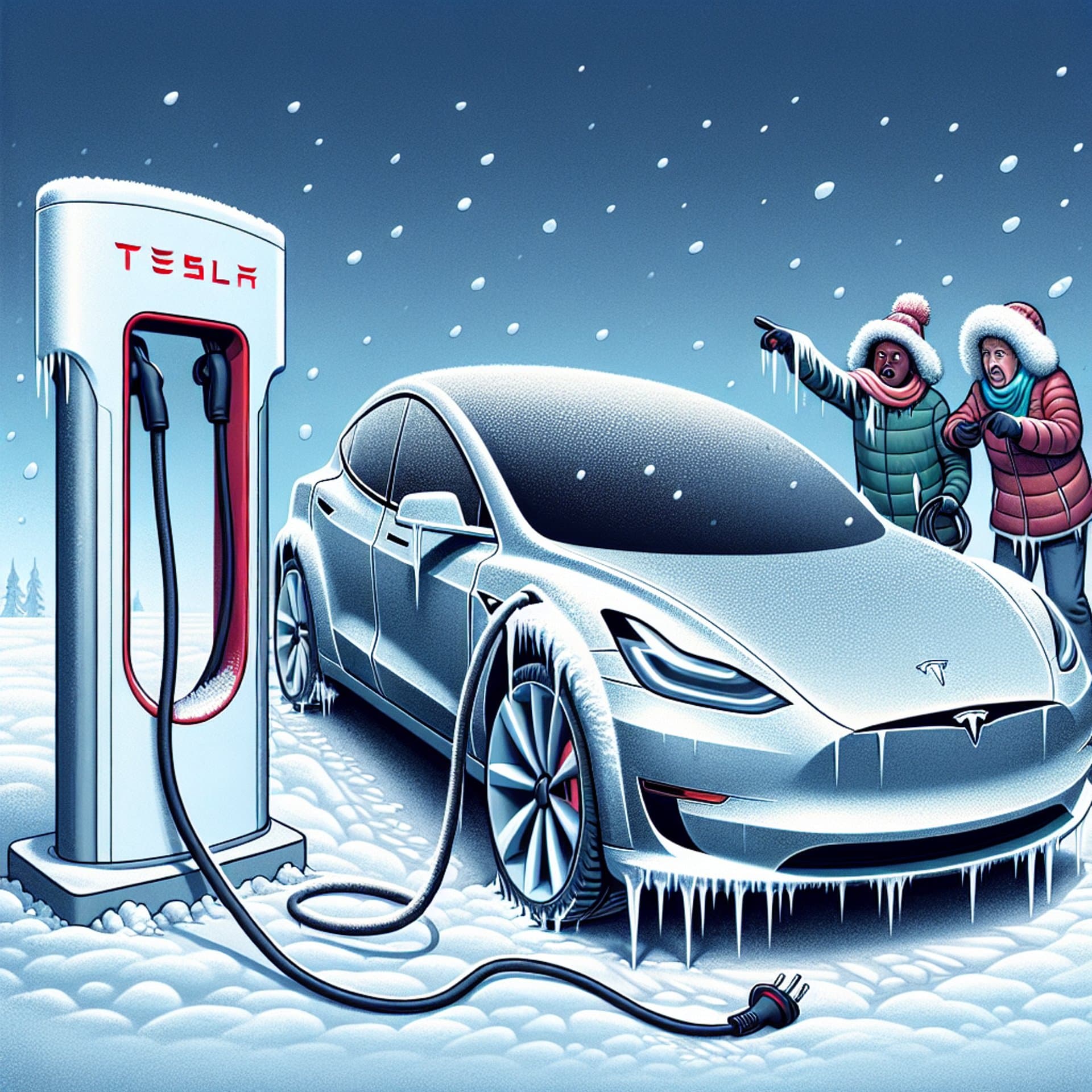 Chilling Troubles: Tesla Cybertruck's Cold Weather Charging Hiccups