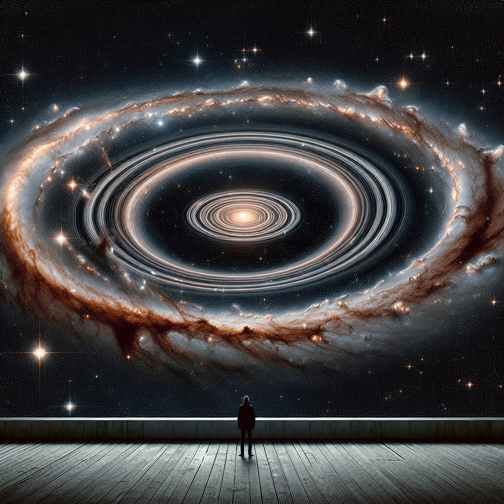 NASA's Hubble Witnesses Galactic Spectacle: Nine Rings of LEDA 1313424