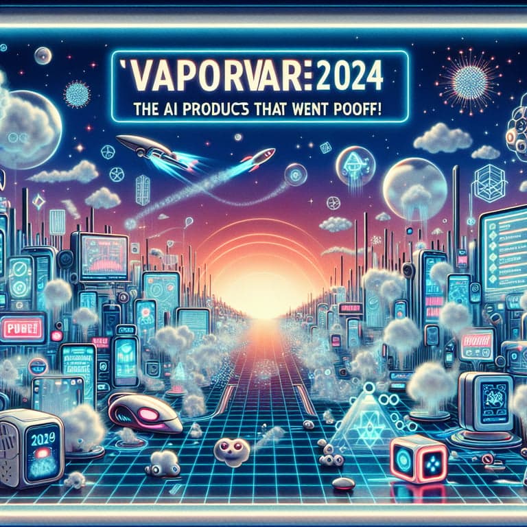 Vaporware in 2024: The AI Products That Went Poof!
