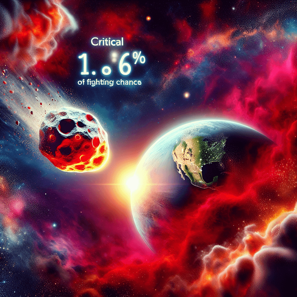 Potential Cosmic Collision: Asteroid 2024 YR4's 1.6% Chance of Earth Impact